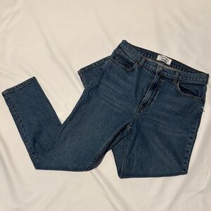 Lightly worn reformation jeans high and skinny crop size 30